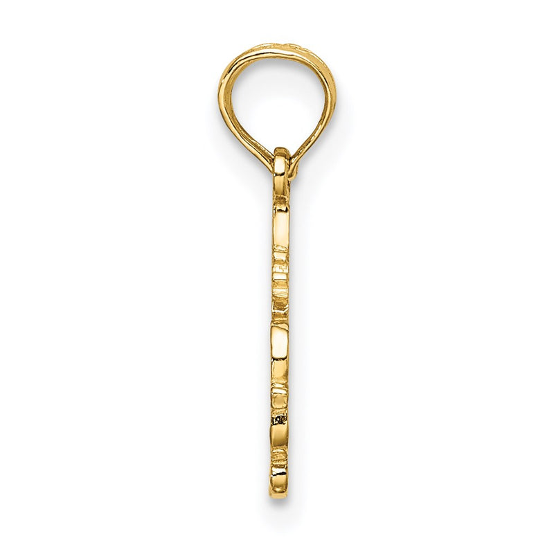 14K Yellow Gold #1 Stylist Charm