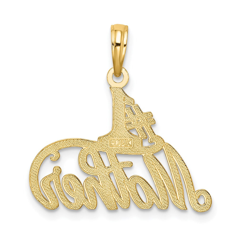 14K Yellow Gold #1 Mother Charm