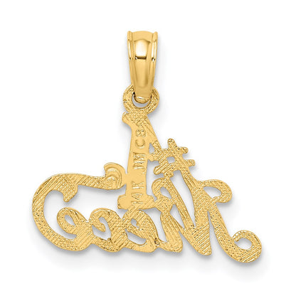 14K Yellow Gold #1 Niece Charm
