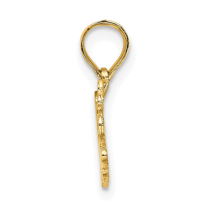 14K Yellow Gold Little Angel Charm