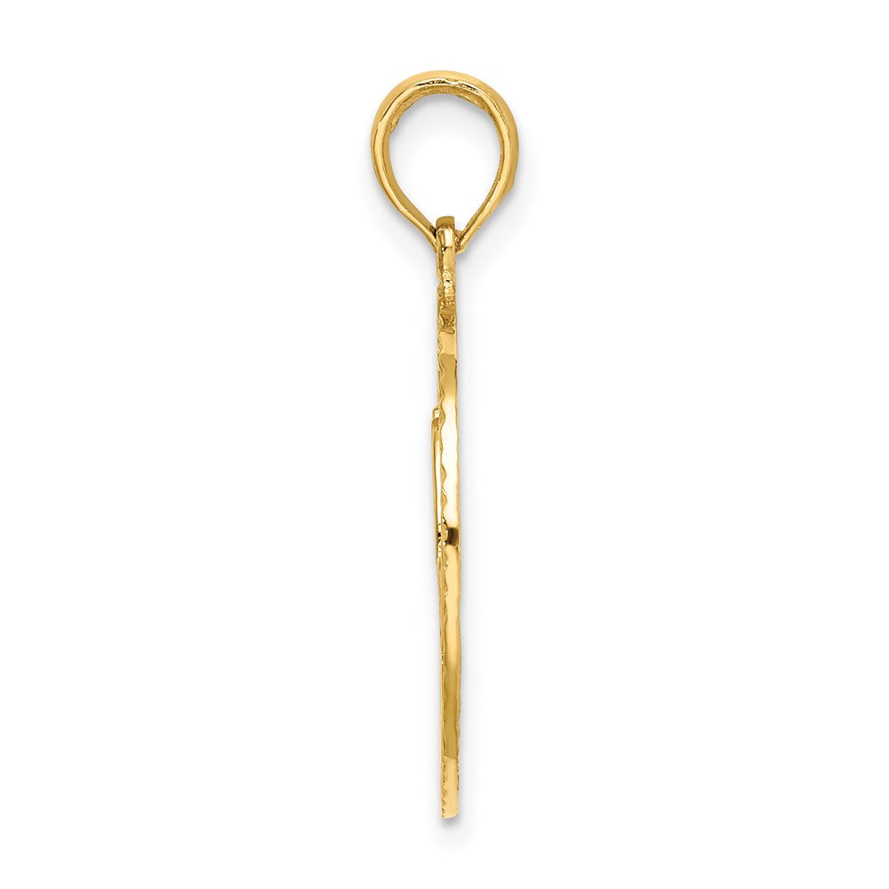 14K Yellow Gold #1 Son Charm