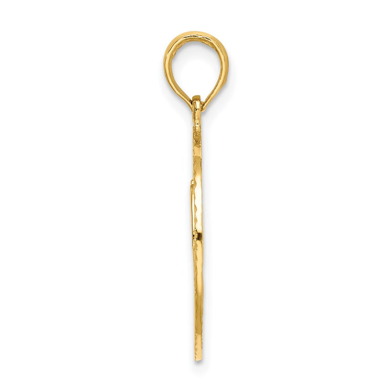 14K Yellow Gold #1 Son Charm