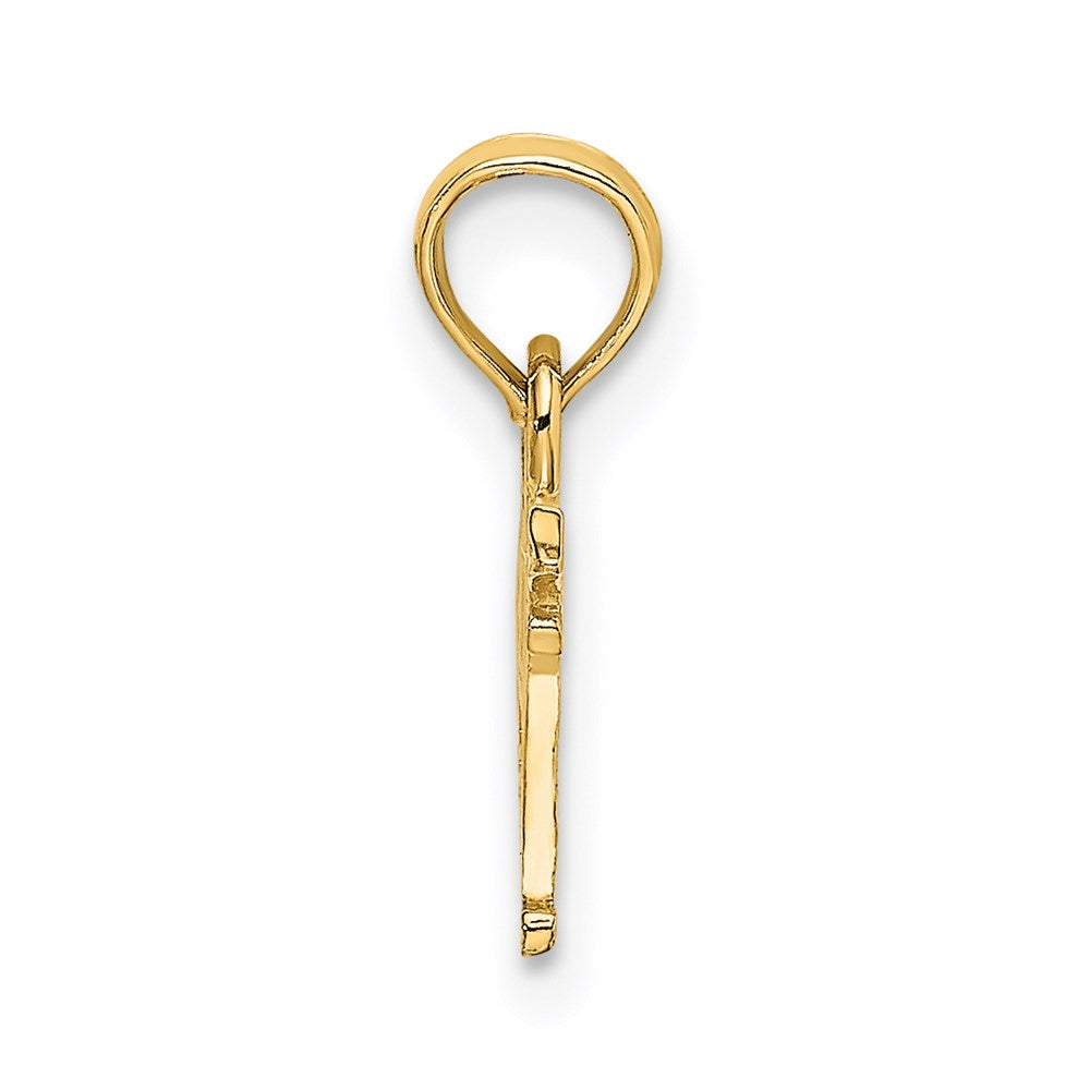 14K Yellow Gold Papa Charm
