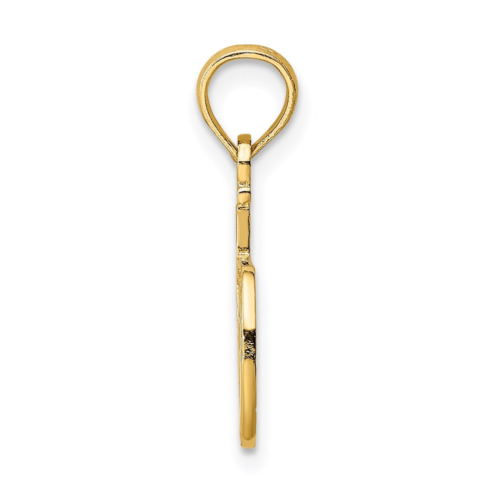 14K Yellow Gold #1 Dad Charm