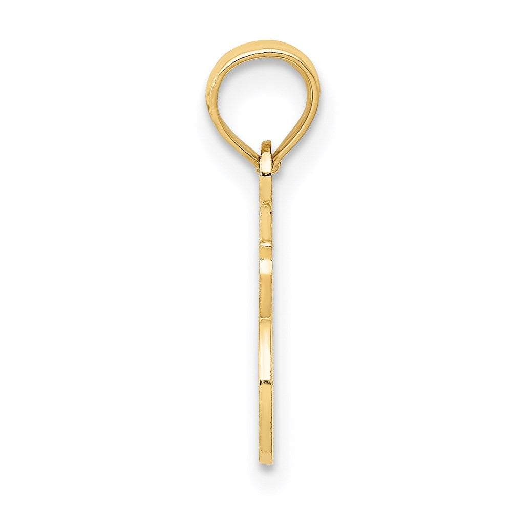 14K Yellow Gold #1 Sister Pendant