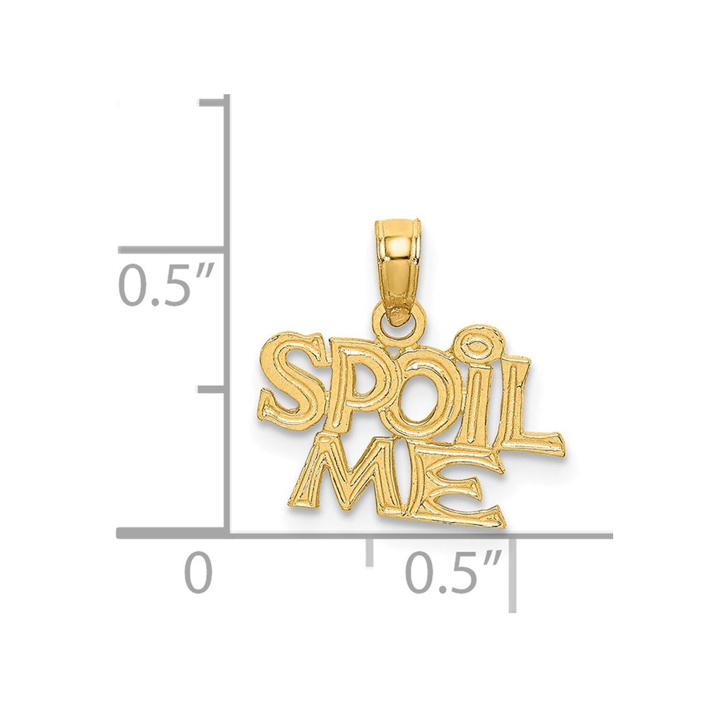 14K Yellow Gold Spoil Me Charm