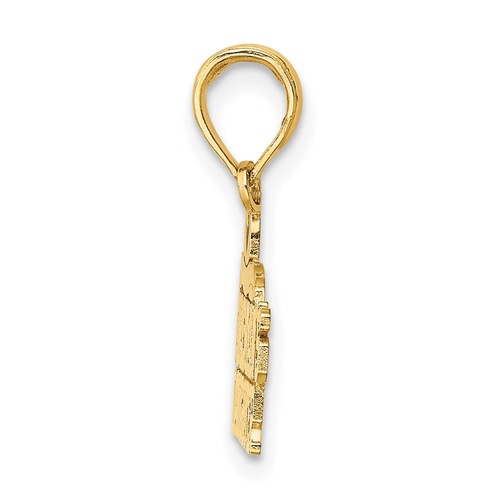 14K Yellow Gold Fireman'S Daughter Charm