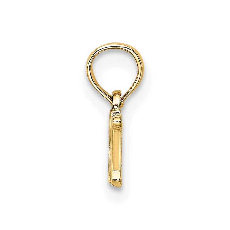 14K Yellow Gold Rn Charm