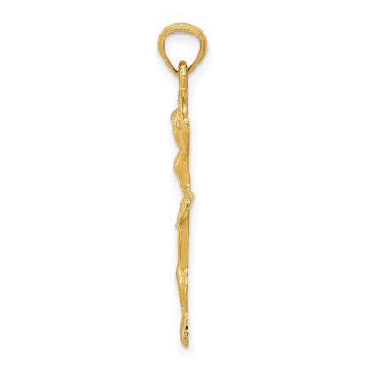 14K Yellow Gold Ballerina Pendant