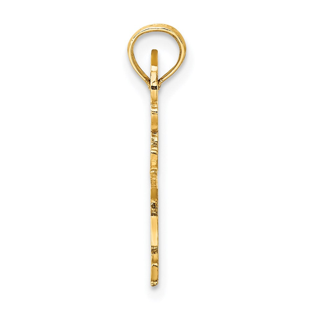 14K Yellow Gold Ballerina Charm