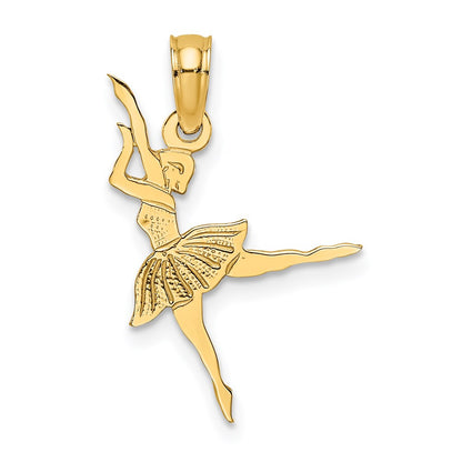 14K Yellow Gold Ballerina Charm