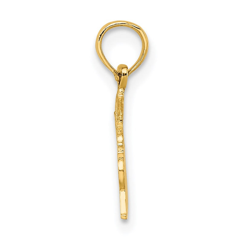 14K Yellow Gold #1 Drummercharm