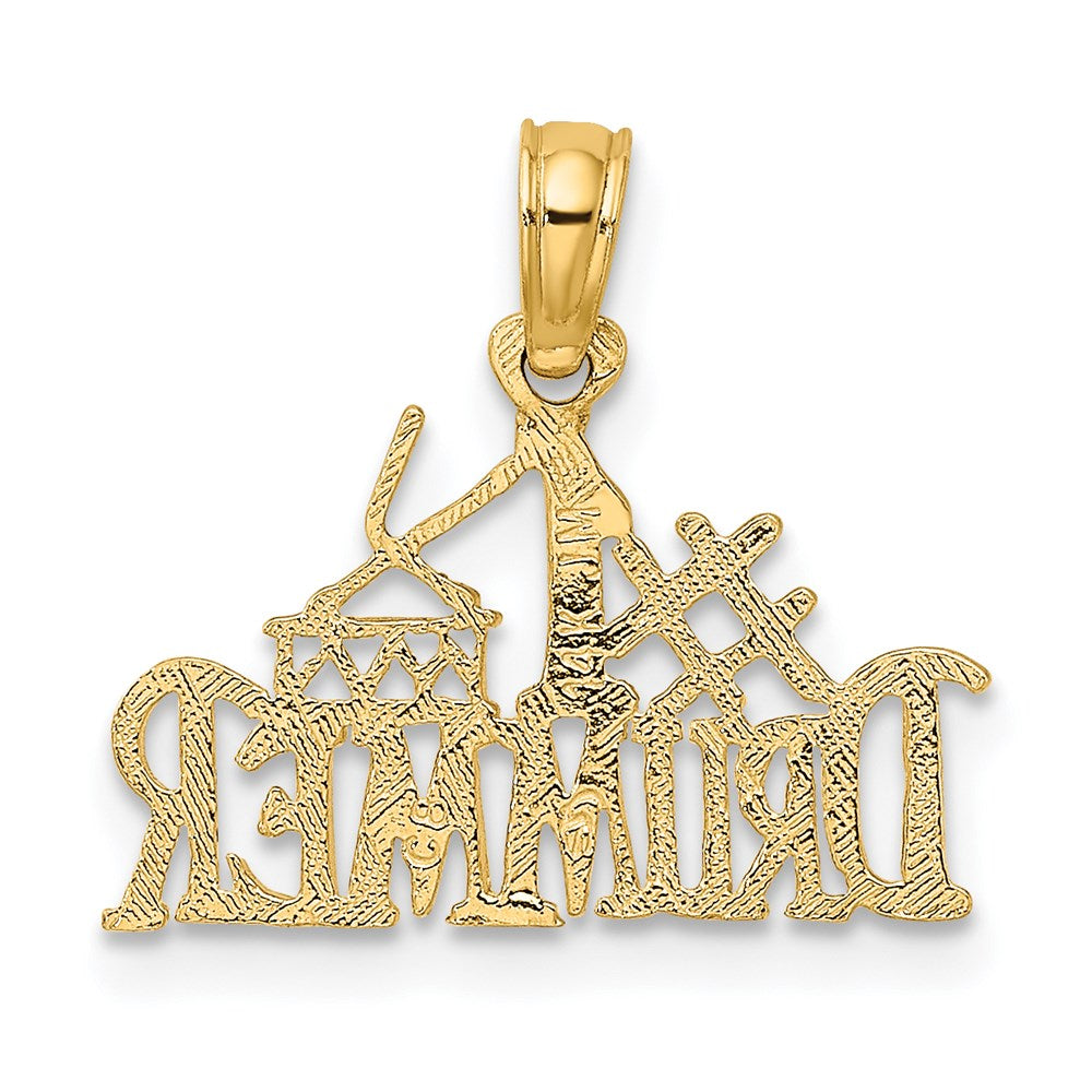 14K Yellow Gold #1 Drummercharm
