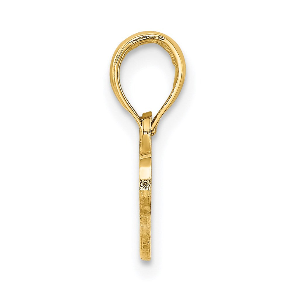 14K Yellow Gold Grand Cayman Island Map Charm