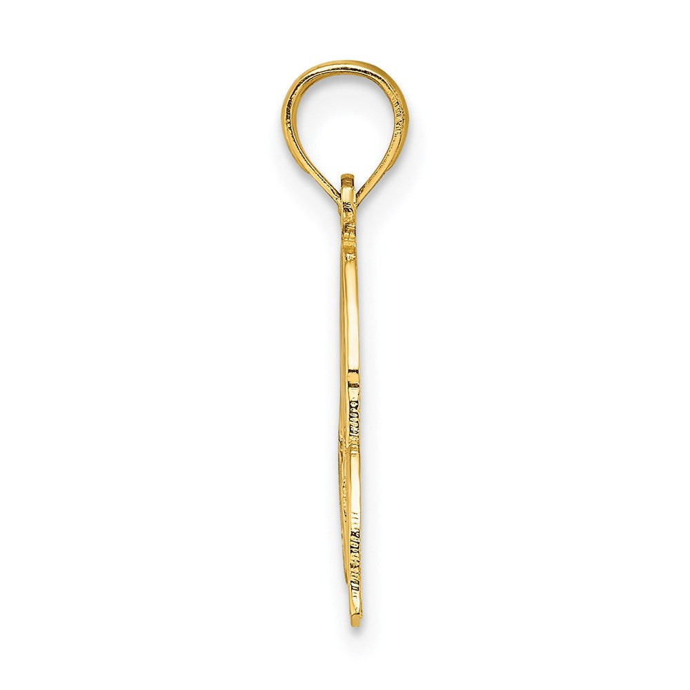 14K Yellow Gold Aloha Palm Tree Charm