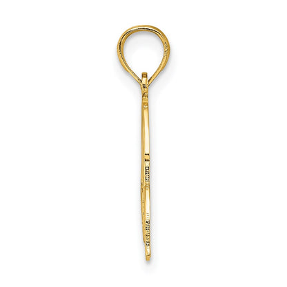 14K Yellow Gold Aloha Palm Tree Charm