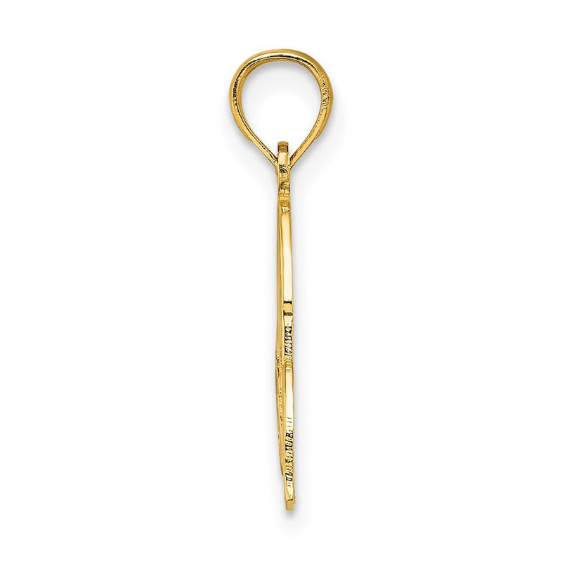 14K Yellow Gold Aloha Palm Tree Charm
