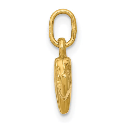 14K Yellow Gold Elephant Charm