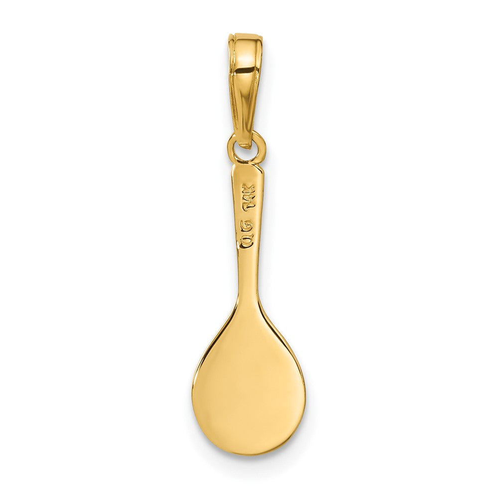 14K Yellow Gold Tennis Racquet And Ball Charm