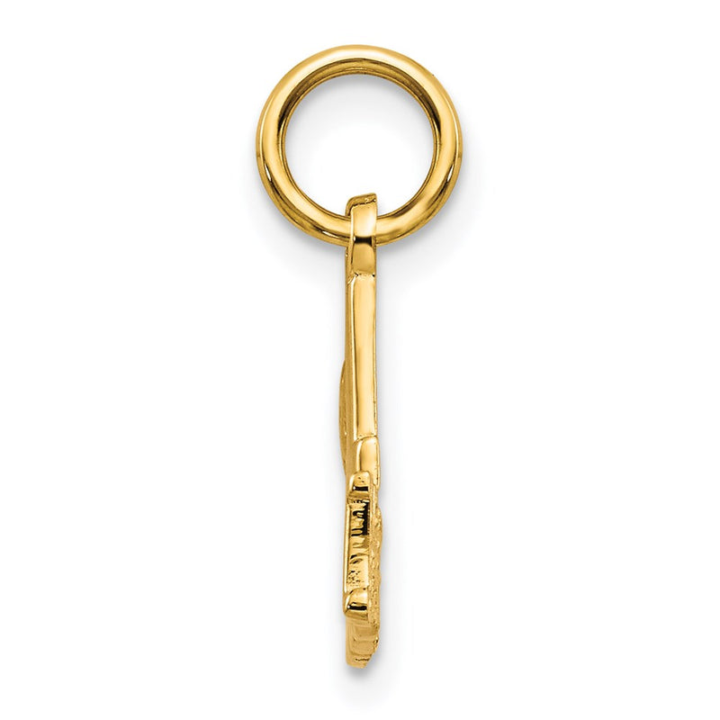 14K Yellow Gold #1 Mom Charm