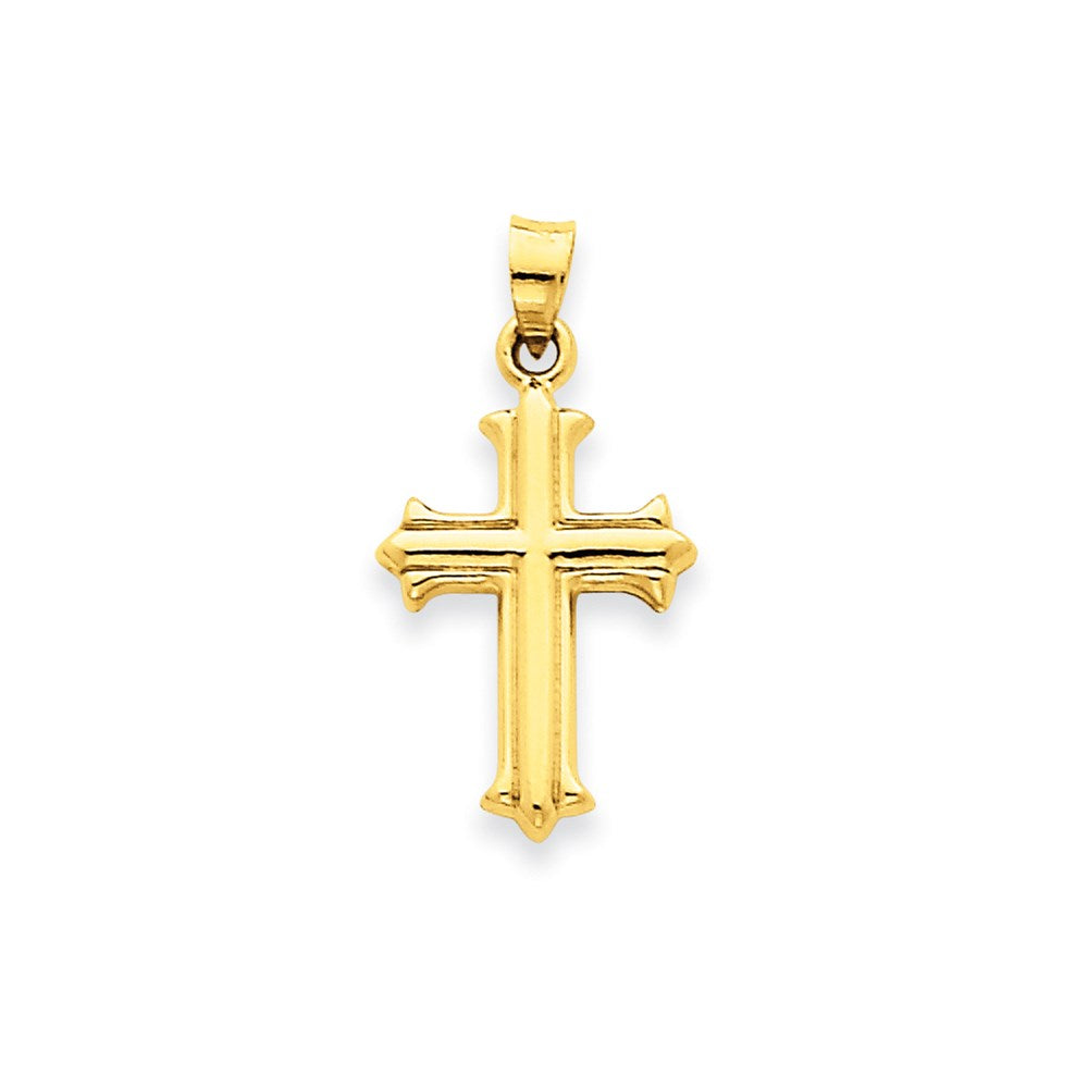 14K Yellow Gold Cross Pendant