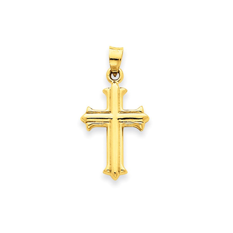 14K Yellow Gold Cross Pendant