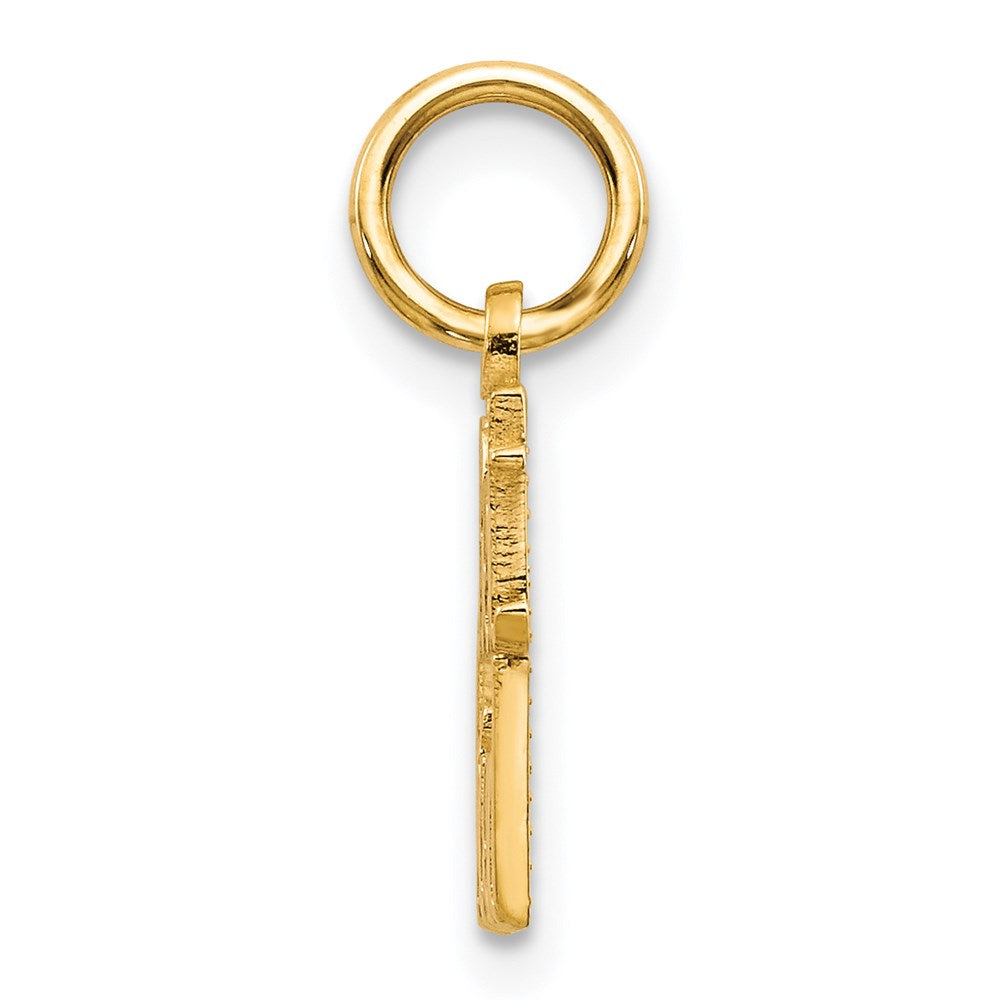 14K Yellow Gold Best Friend Charm