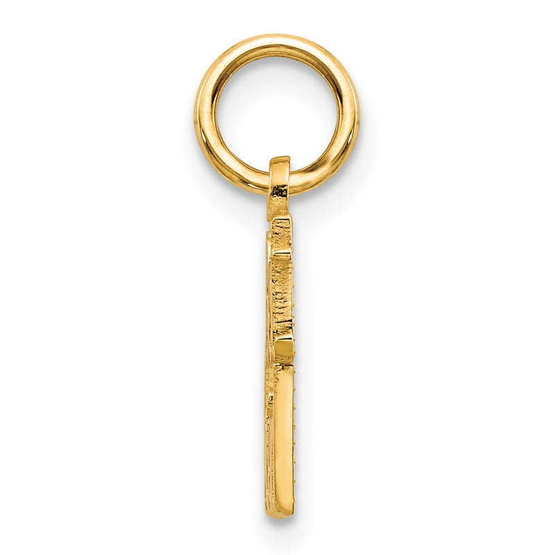 14K Yellow Gold Best Friend Charm