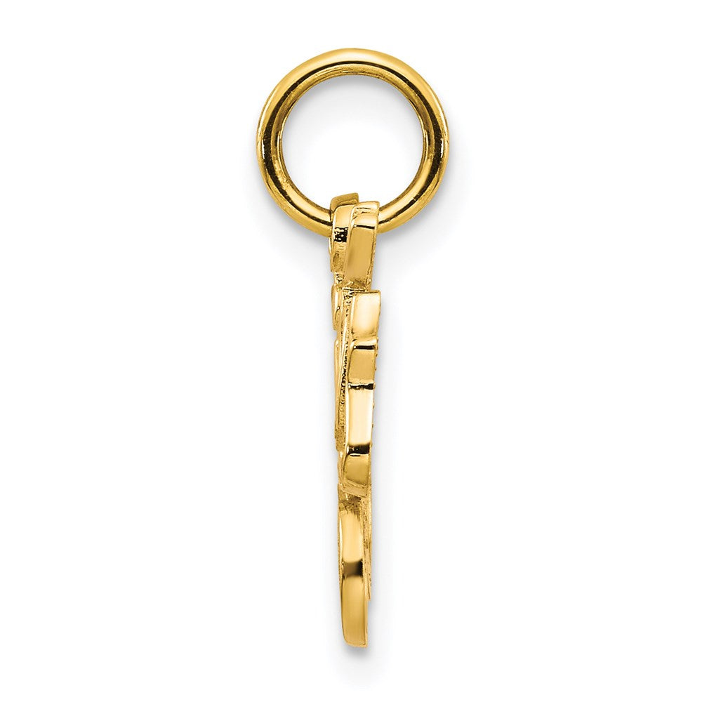 14K Yellow Gold Sister Charm
