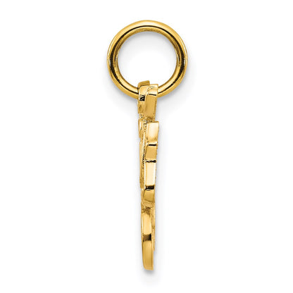 14K Yellow Gold Sister Charm