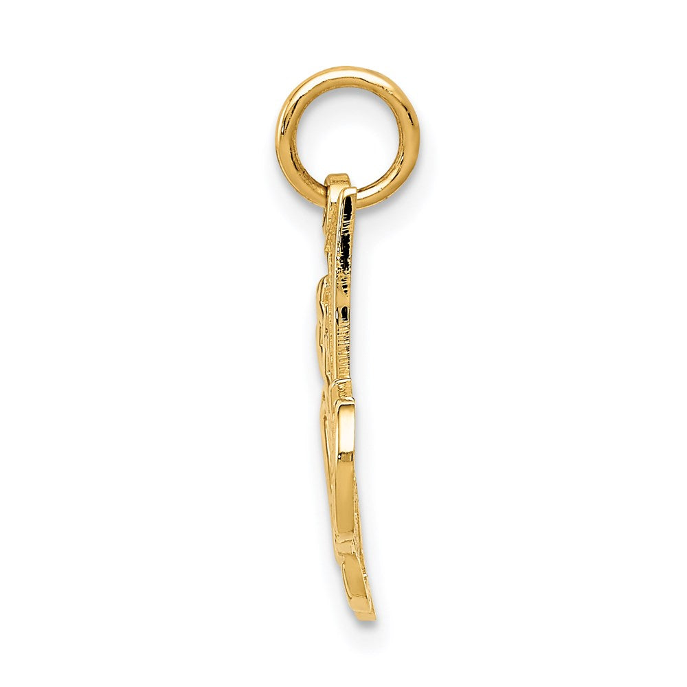 14K Yellow Gold #1 Daughter Charm