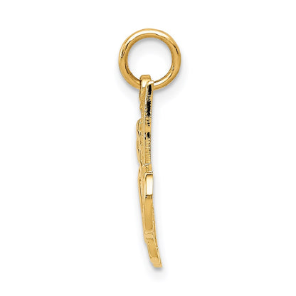 14K Yellow Gold #1 Daughter Charm