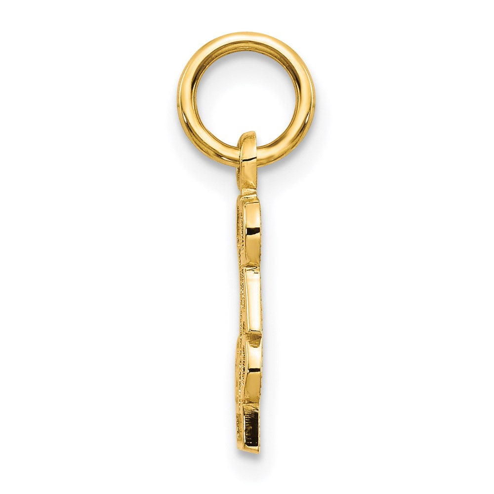 14K Yellow Gold #1 Dad Charm