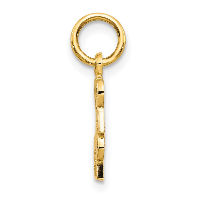 14K Yellow Gold #1 Dad Charm