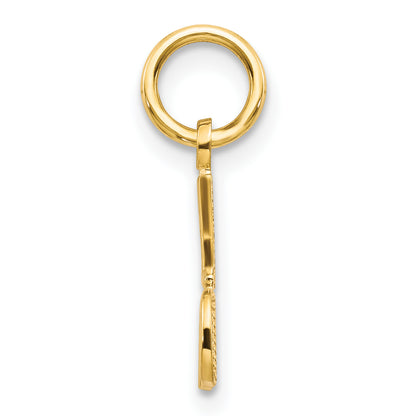 14K Yellow Gold #1 Dad Charm
