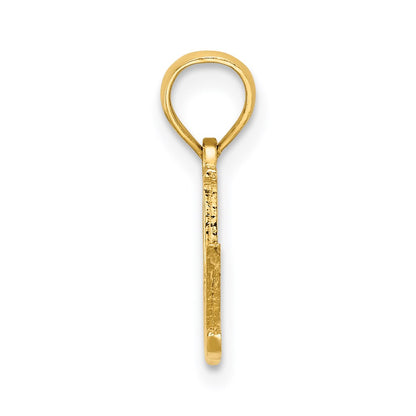 14K Yellow Gold #1 Gradvcharm