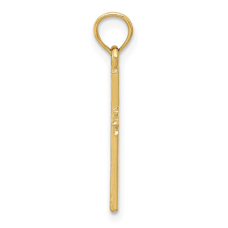 14K Yellow Gold Cross Pendant