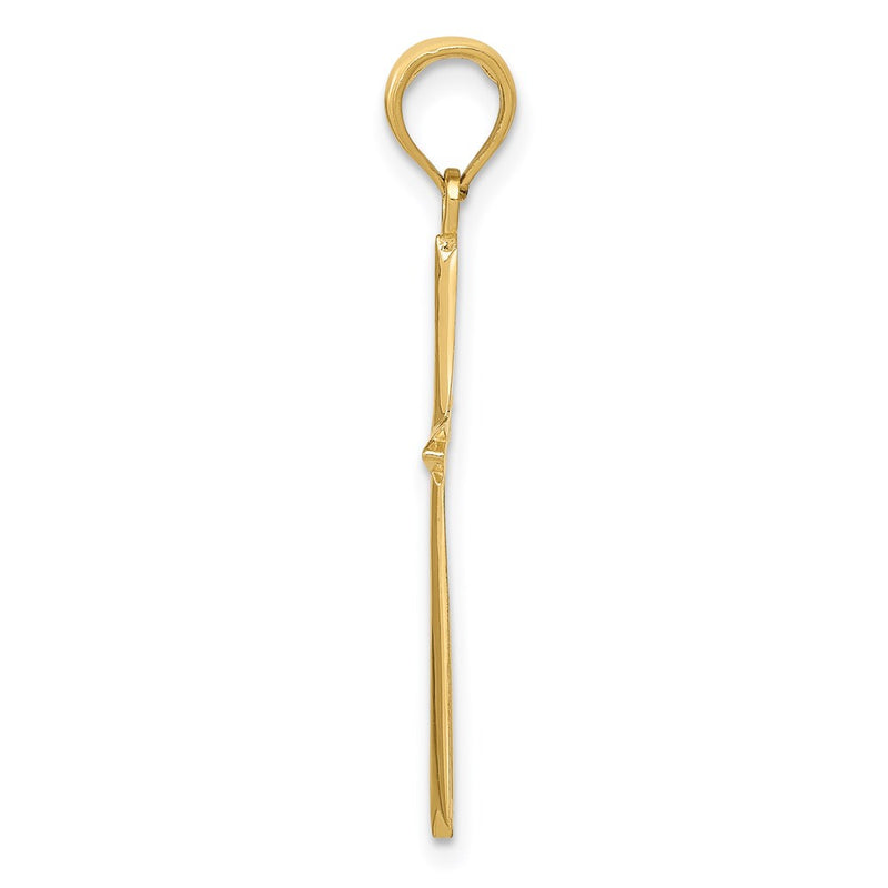 14K Yellow Gold Cross Pendant