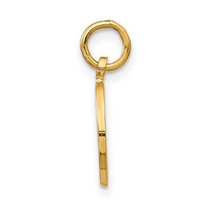 14K Yellow Gold Graduation Charm