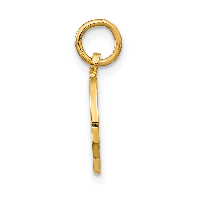 14K Yellow Gold Graduation Charm
