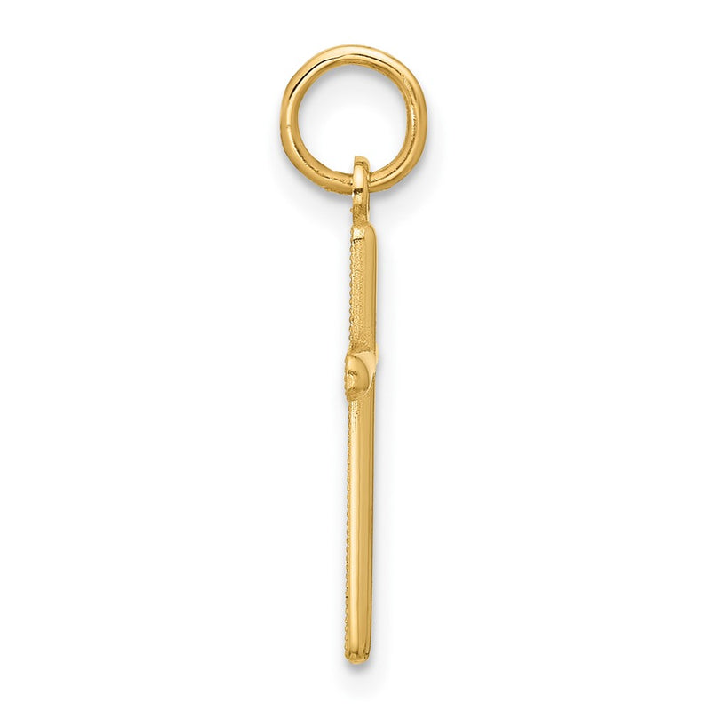 14K Yellow Gold Cross Pendant