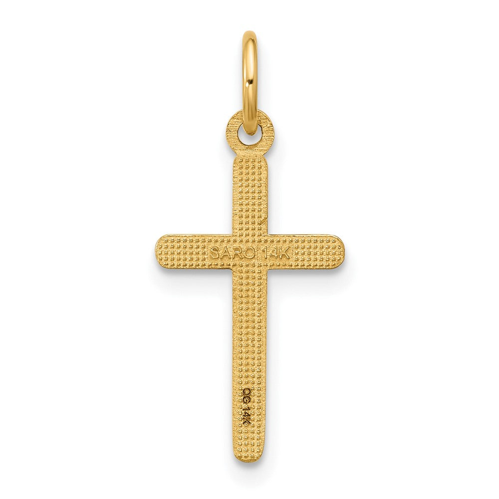 14K Yellow Gold Cross Pendant