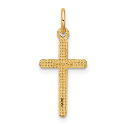 14K Yellow Gold Cross Pendant