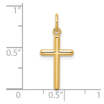 14K Yellow Gold Cross Pendant