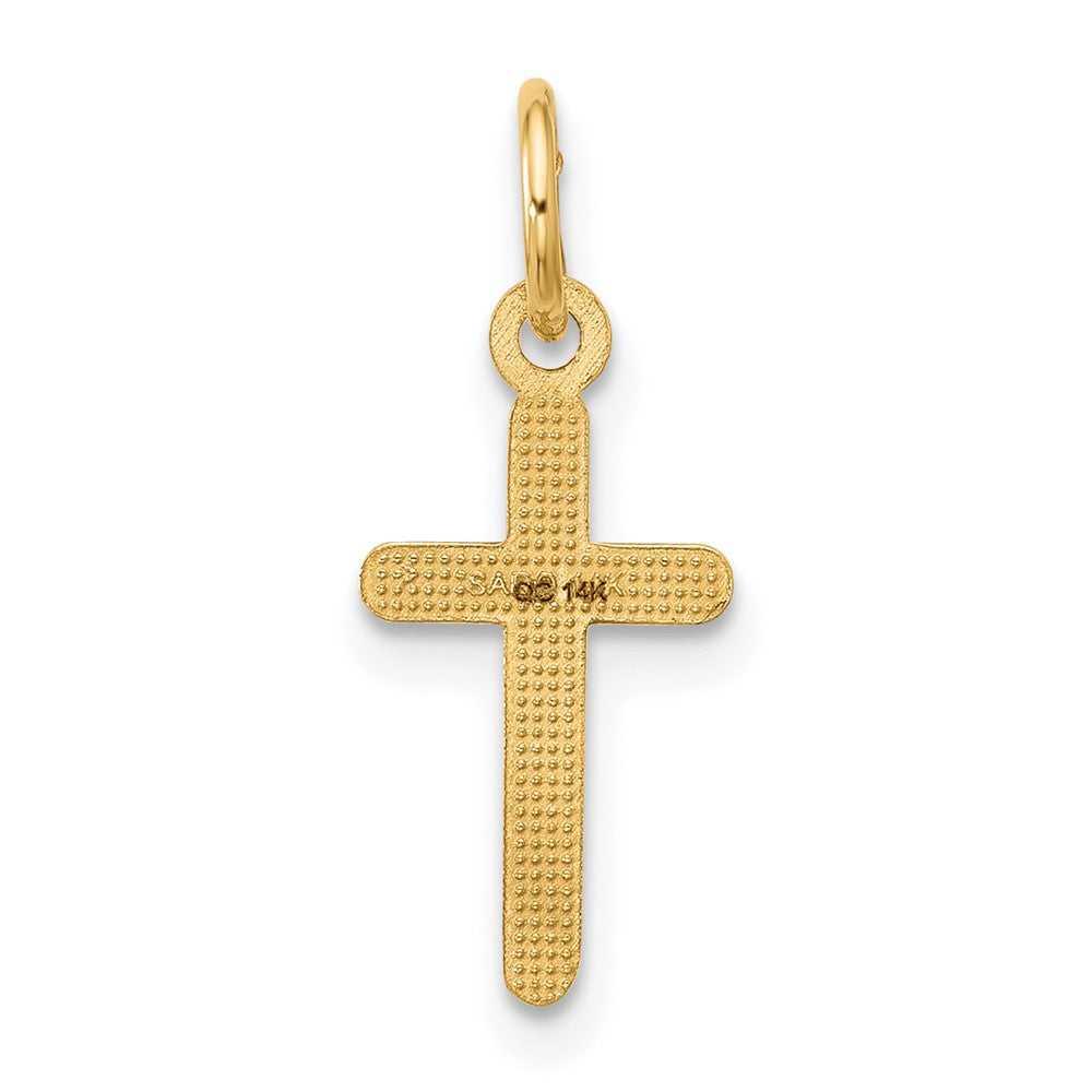 14K Yellow Gold Cross Pendant