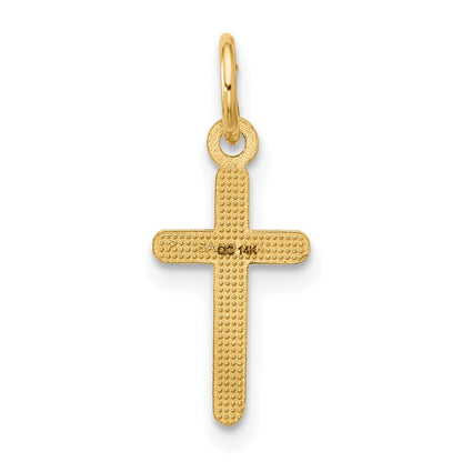 14K Yellow Gold Cross Pendant