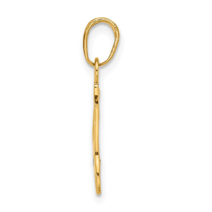 14K Yellow & Rhodium and White Rhodium D/c 3D Pliers Pendant