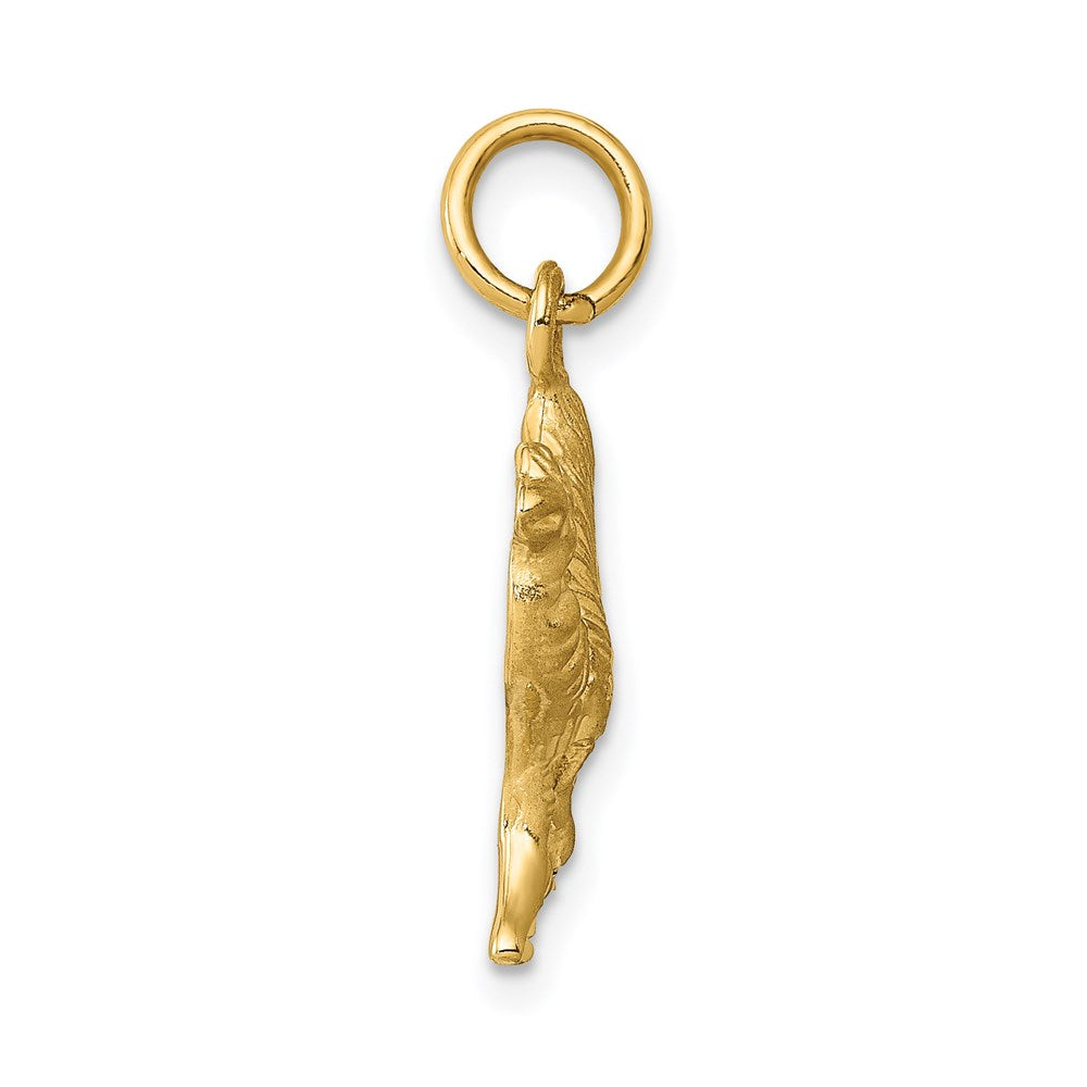 14K Yellow Gold Camel Charm
