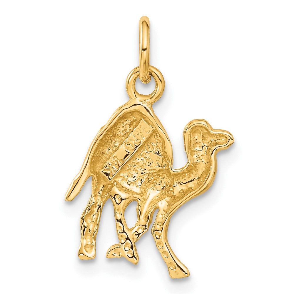 14K Yellow Gold Camel Charm