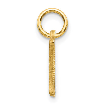 14K Yellow Gold Letter G Initial Charm